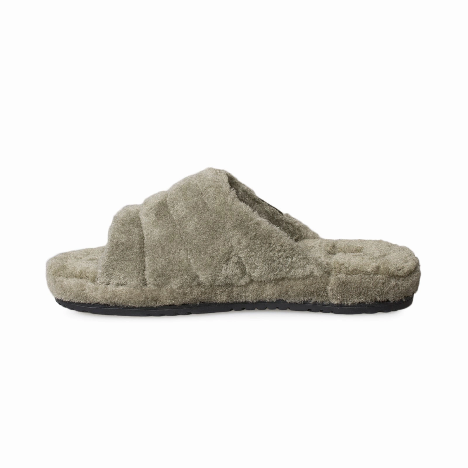 UGG Fluff You Burnt Olive Slippers - Men's Florence Slippers