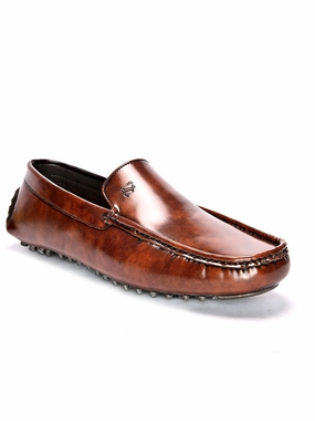 Franco Sarto Bocca Loafers Soho Patent Tan Loafers