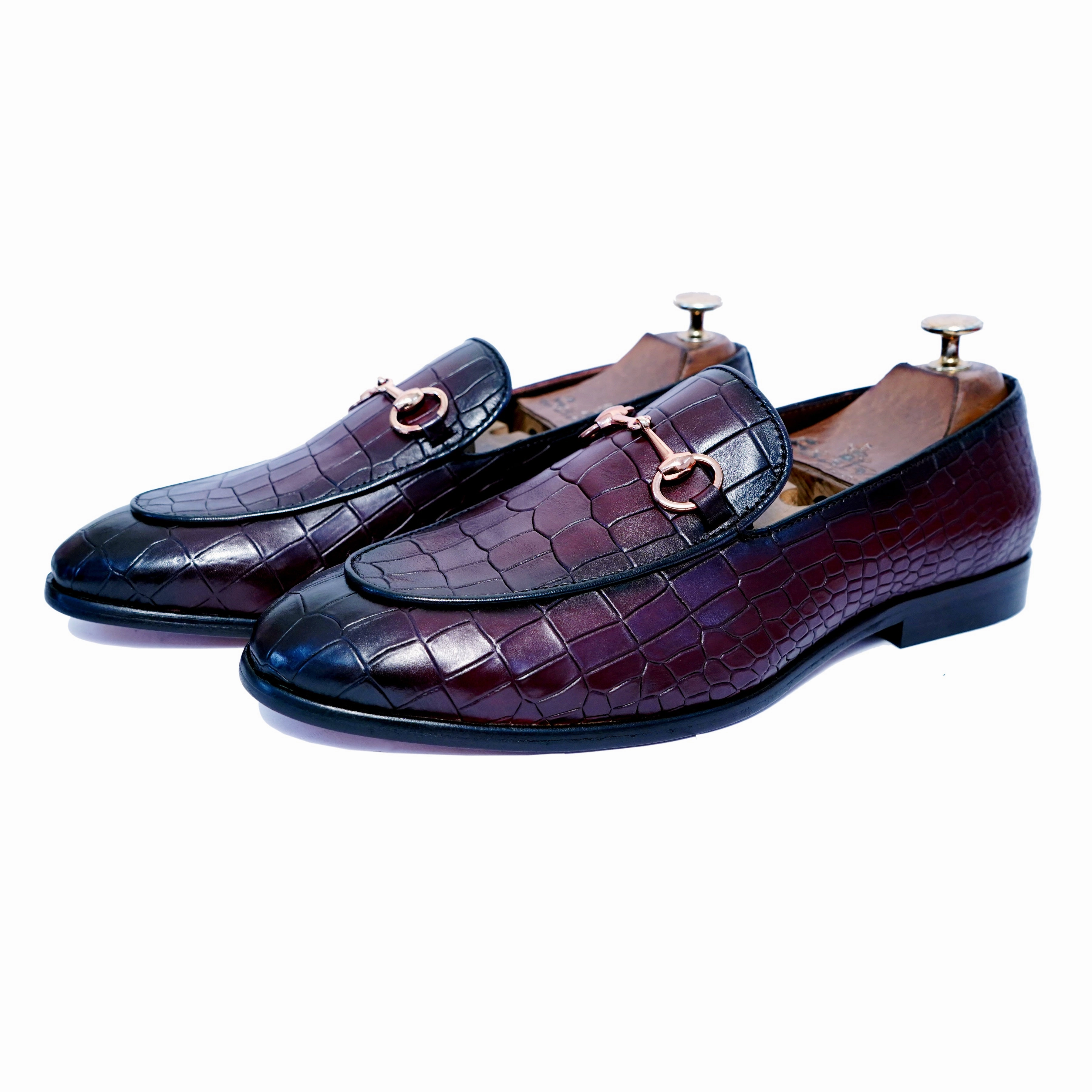 Horsebit Loafers - Wine Affordable Mens Loafers