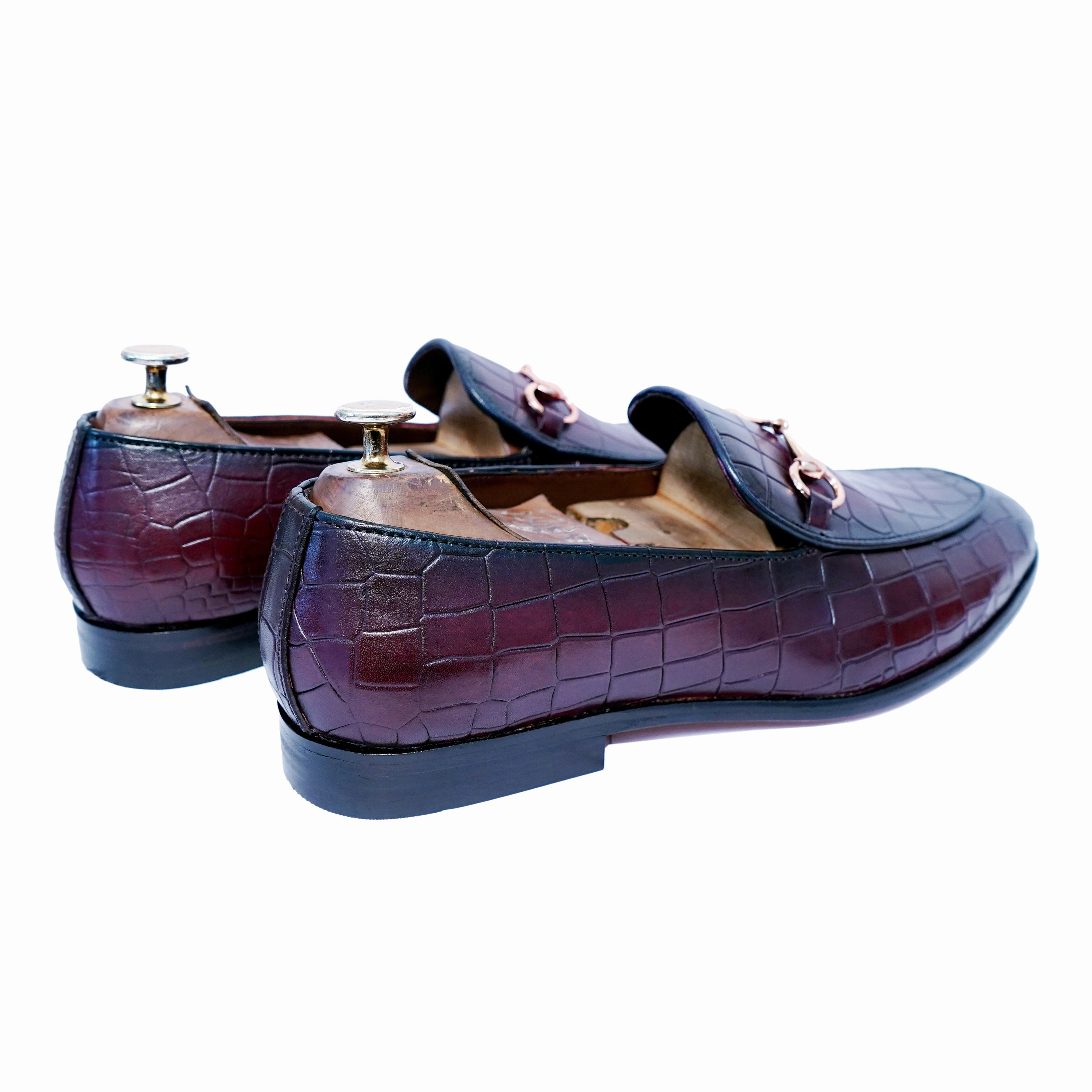 Horsebit Loafers - Wine Louis Vuitton Shoes Loafers