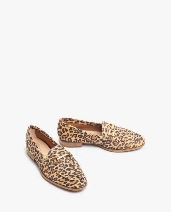 Tux Loafers Unisa Dalcy Leopard Print Loafers