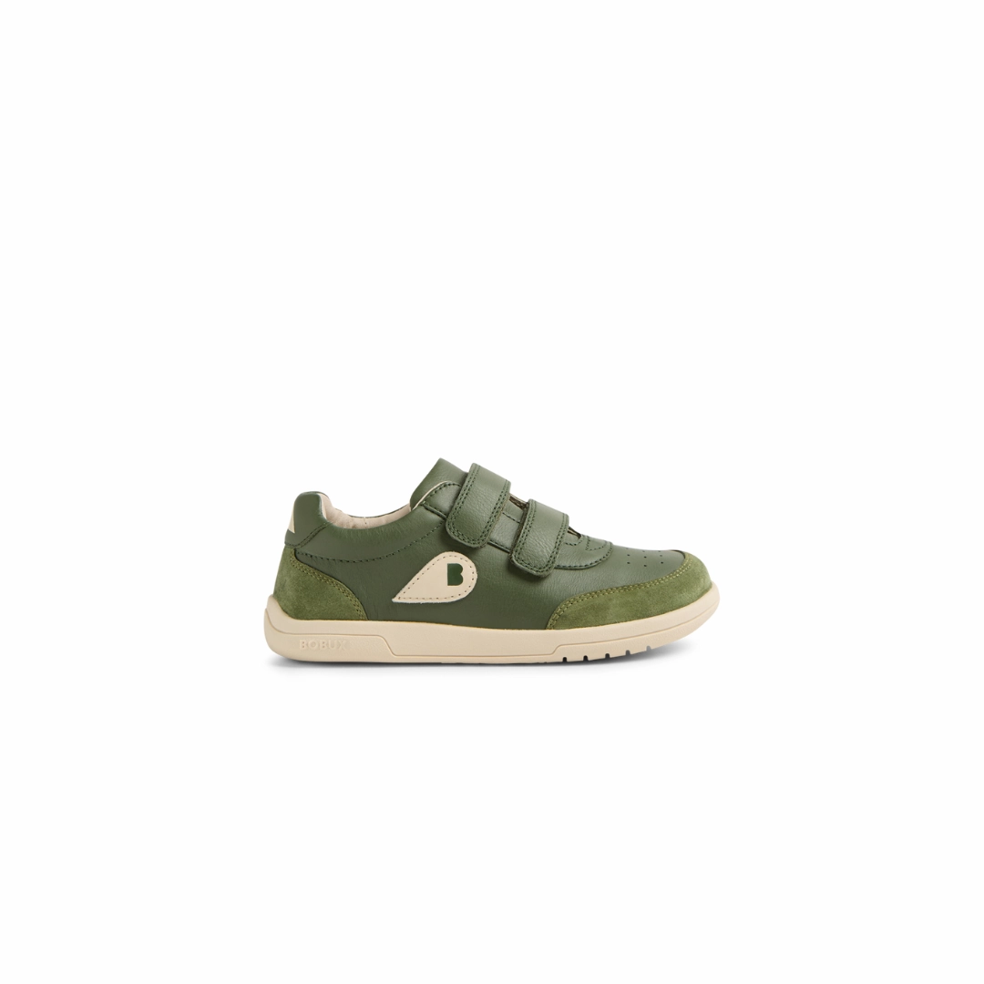 Bobux | Champ II Kids  | Bronze Green Zebra Loafers