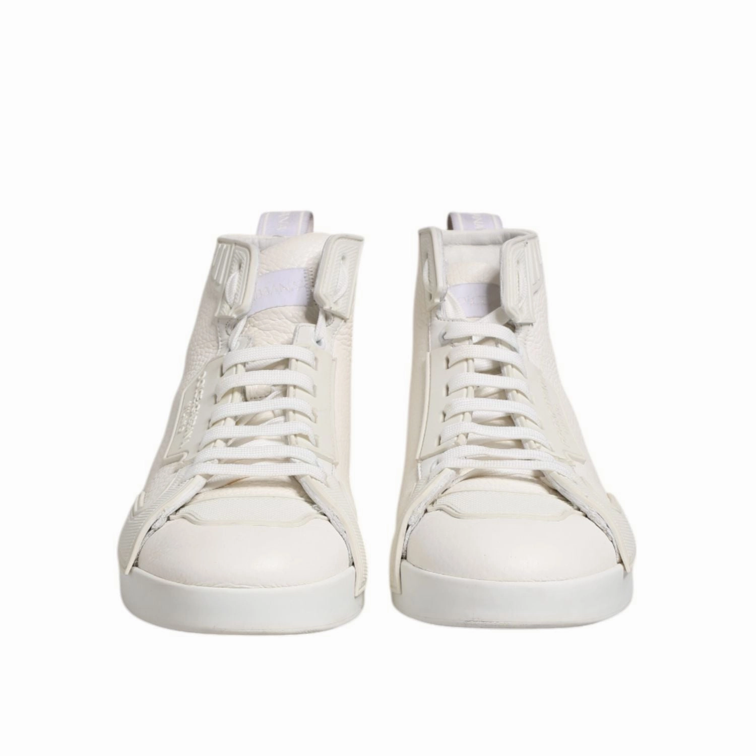 Dolce & Gabbana White Leather Mid Top Sneakers Shoes Alexander Mcqueen Sneakers