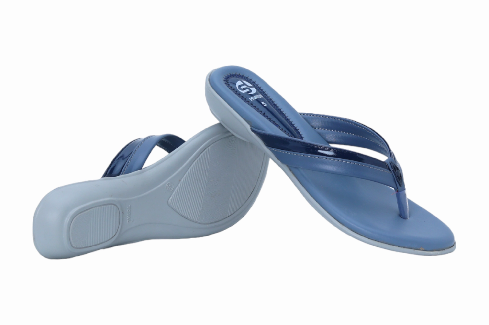 Flat Dress Up Shoes Ladies Comfort Chappal 57126