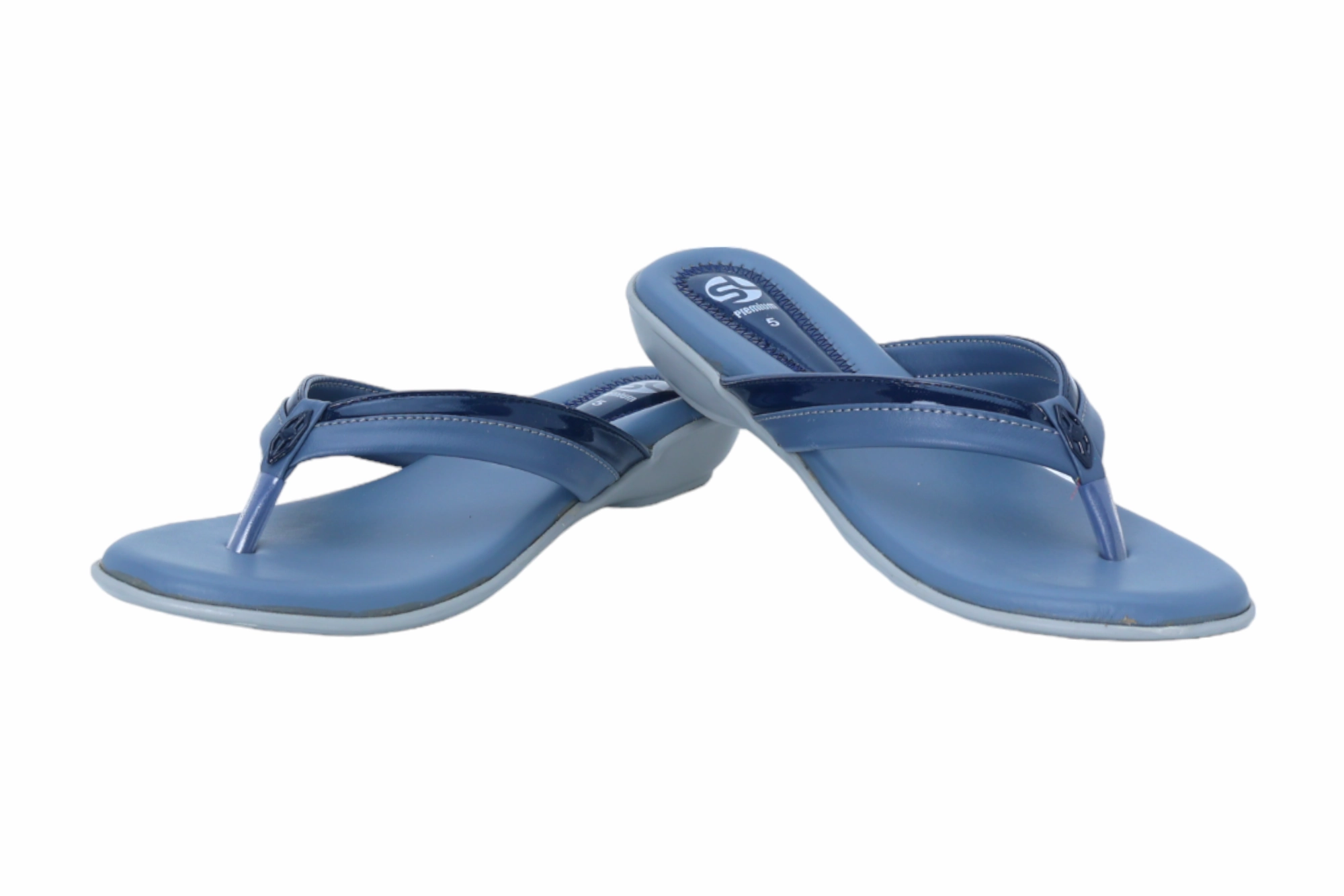 Ladies Comfort Chappal 57126 Plaid Flats Shoes