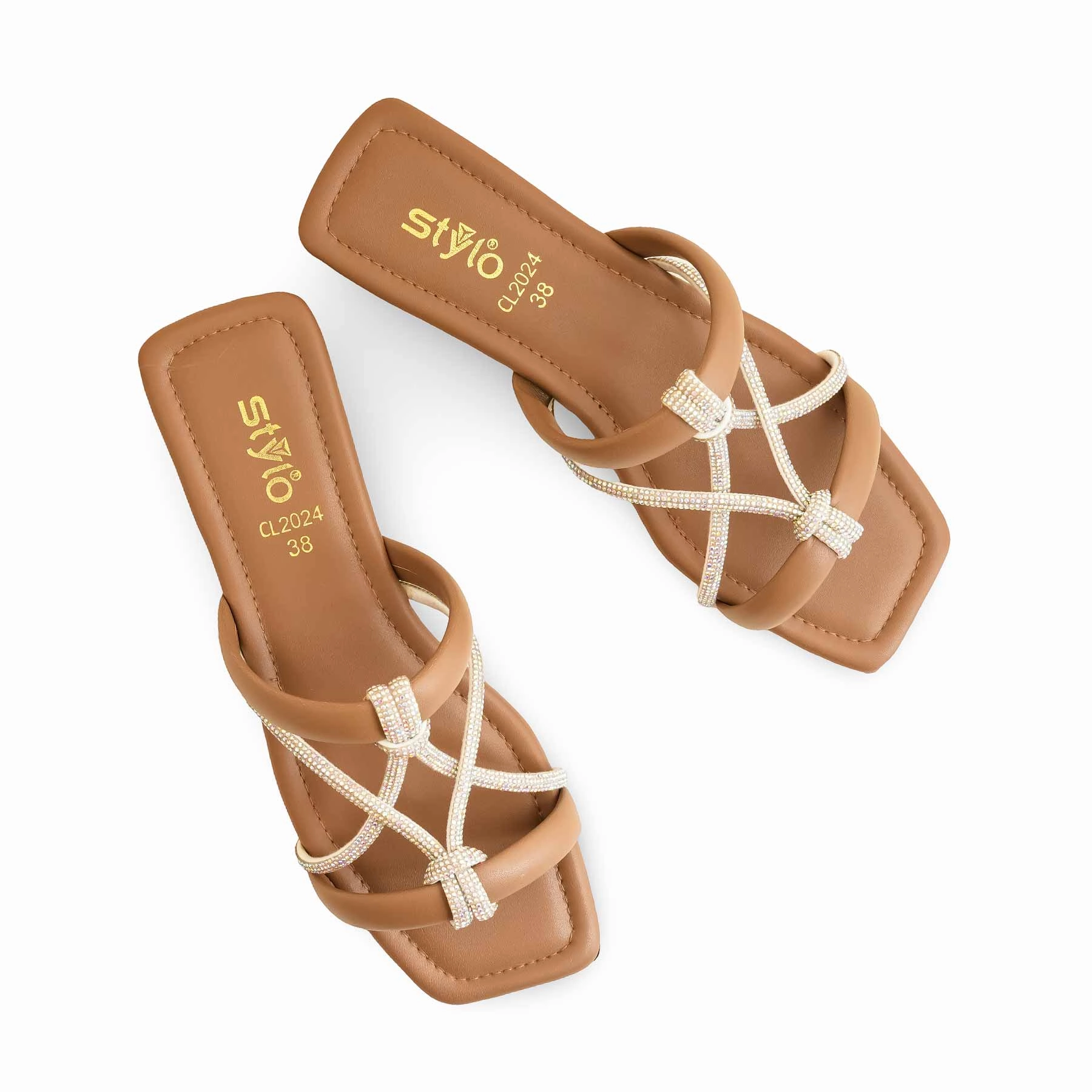 Brown Casual Slipper CL2024 Sweet Casual Shoes