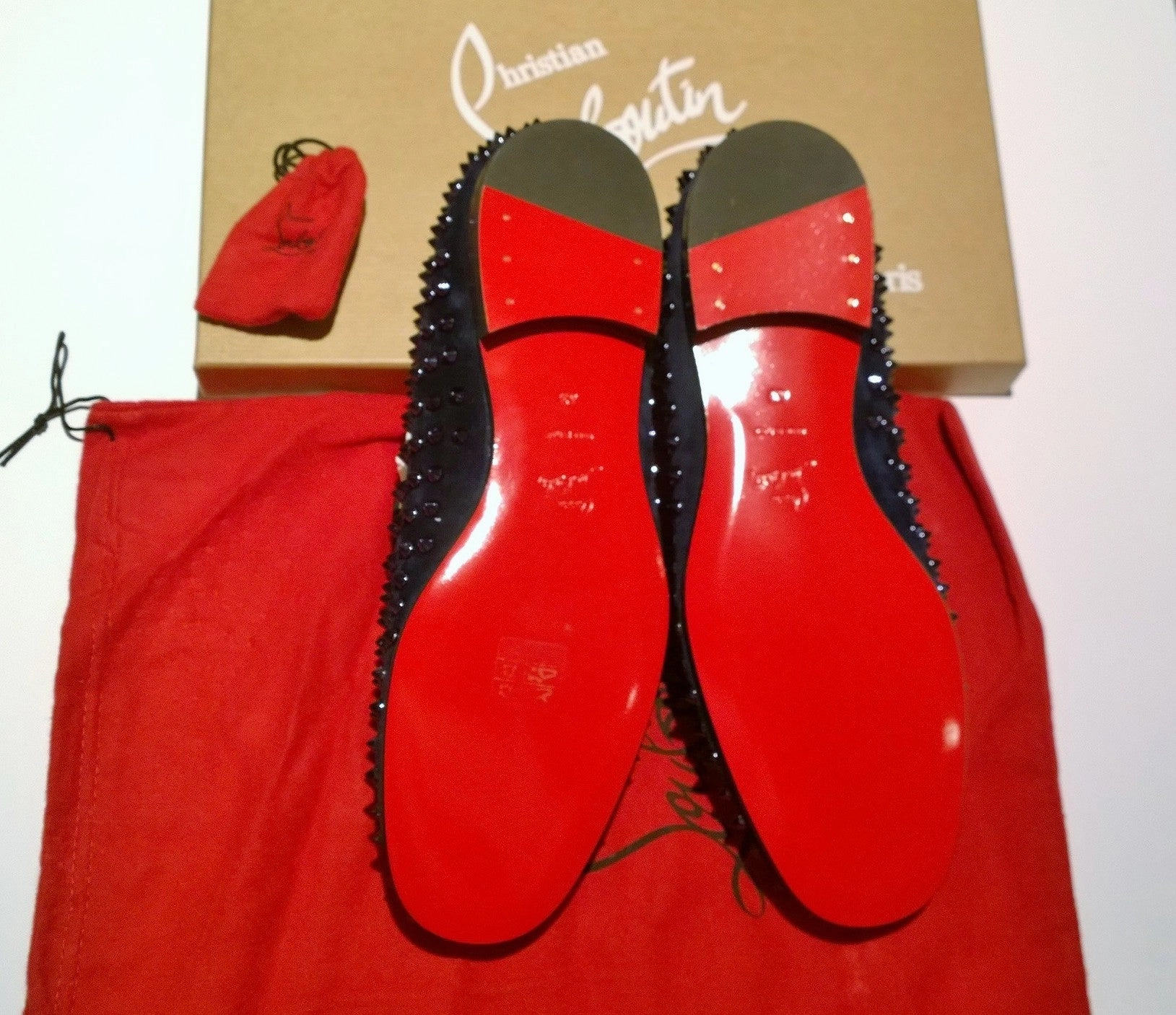 Christian Louboutin Rollerboy Spikes Dark Blue Suede Loafers navy shoes Dandelion Dolce Vita Hattie Loafers