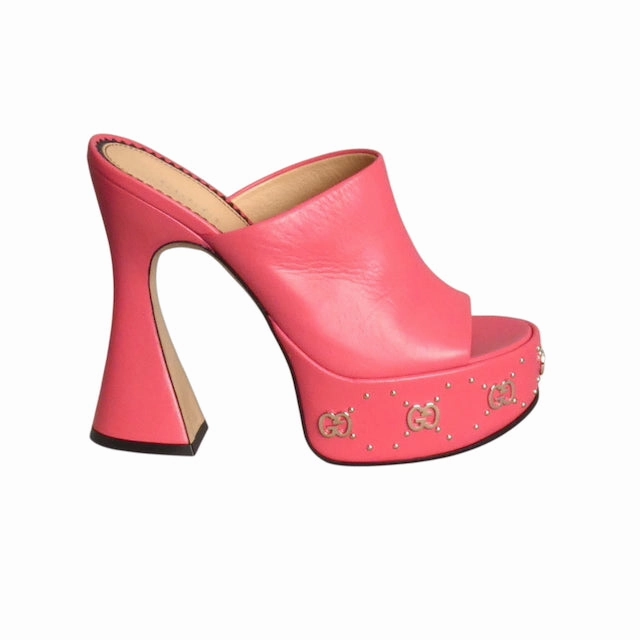 Easy Spirit Extra Wide Sandals GUCCI- NIB 2023 Pink Malaga Kid Platform Pumps, Size 35.5