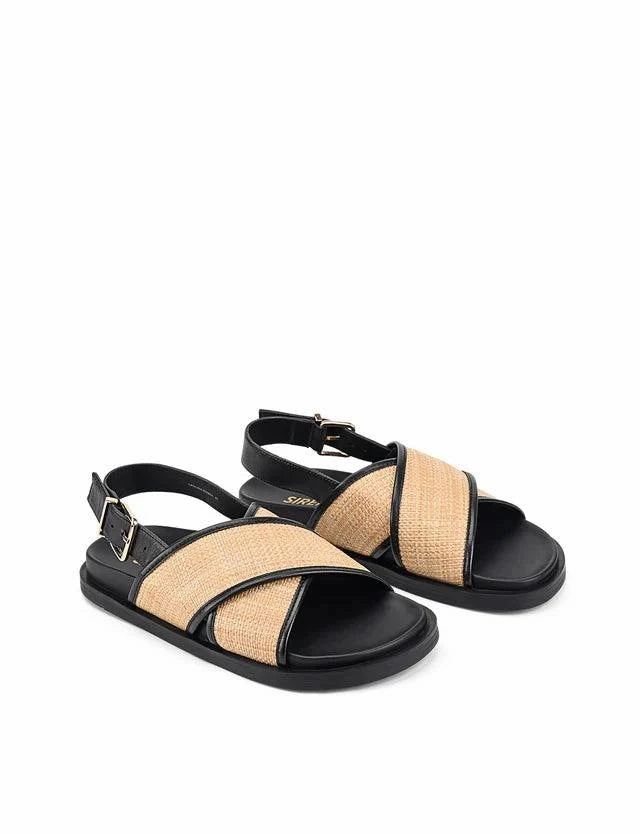 Siren Laguna Footbed Sandals Office Shoes Flats