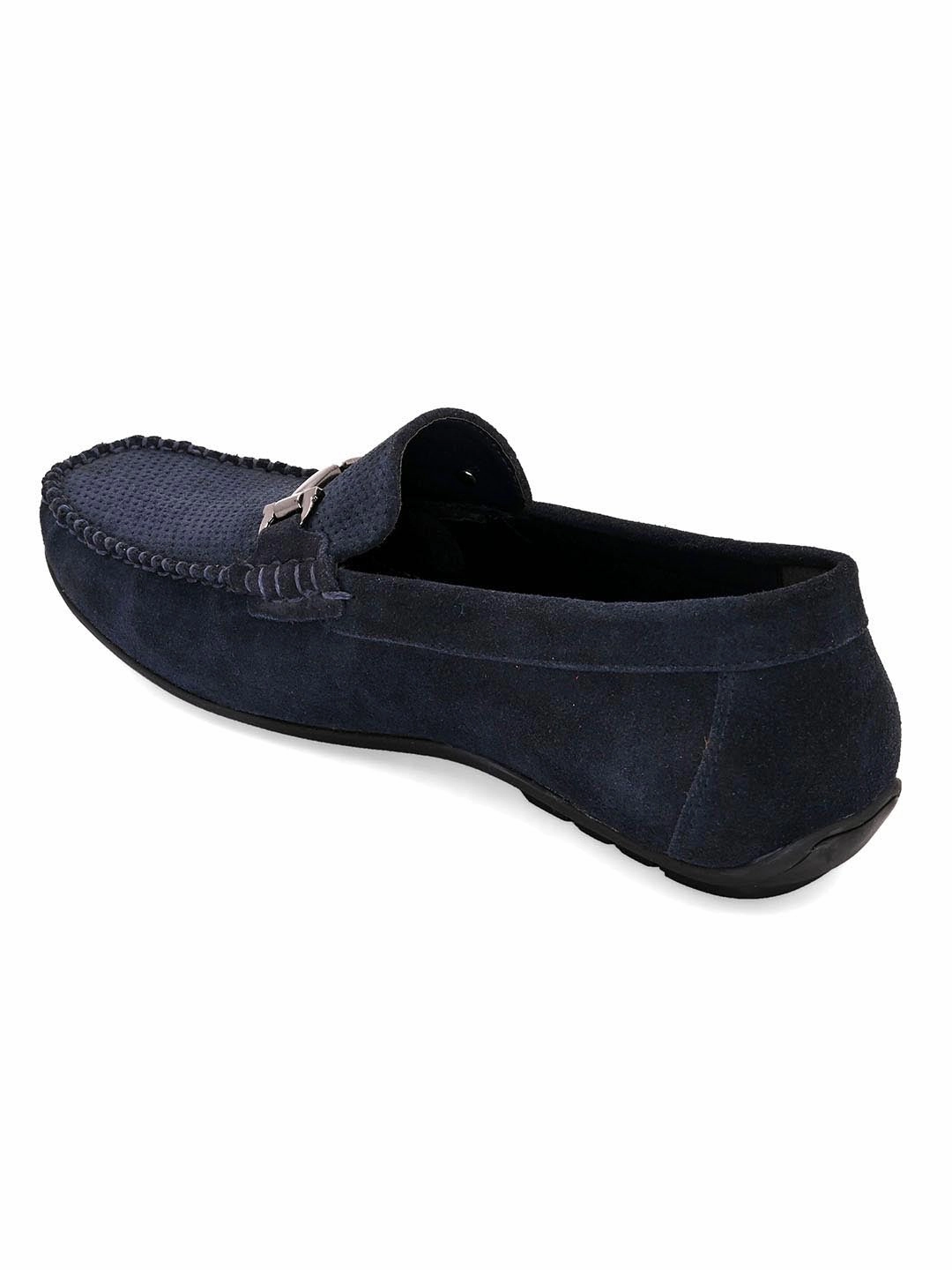 Freddy Loafers Stitch Navy Loafers