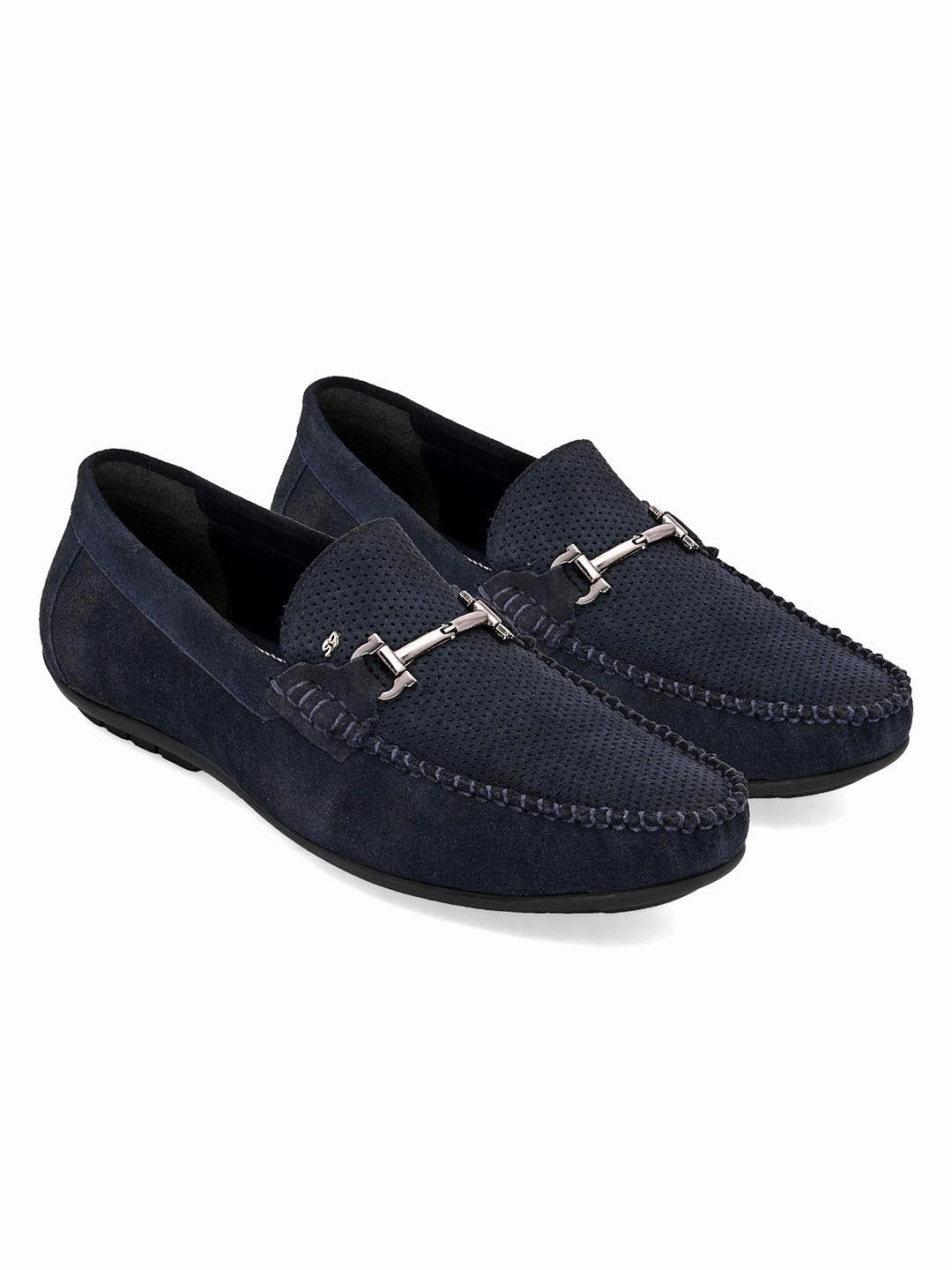 Bottega Loafers Stitch Navy Loafers
