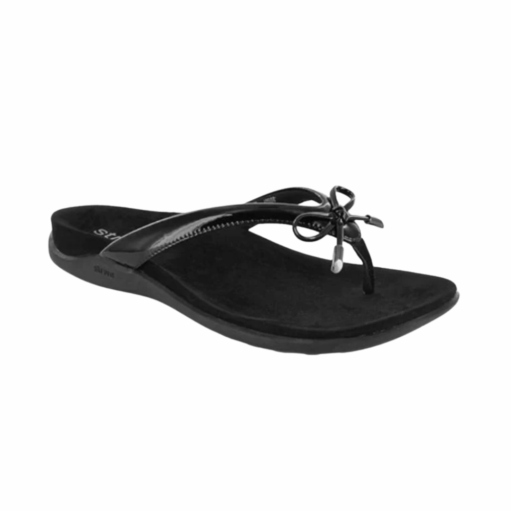 Strive Island  Womens Stylish Comfort Sandal (Black) 25047BKW Breathable Flip Flops