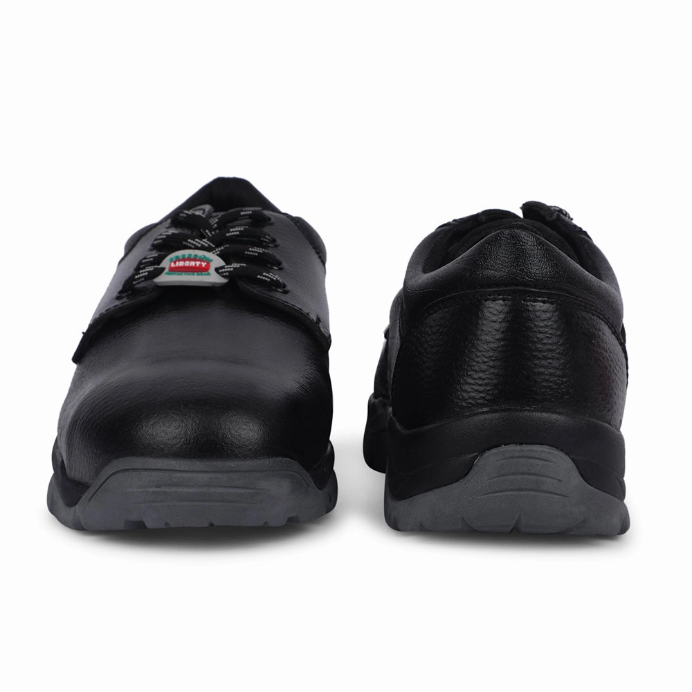 Platform Business Casual Shoes Freedom Casual (Black) Safety Double Density Steel Toe Shoes SHIELD-ST By Liberty