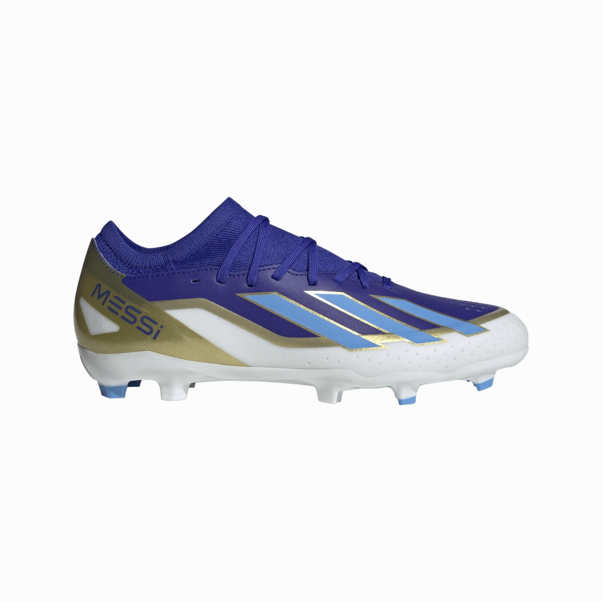adidas X Crazyfast League Firm Ground Messi Adult Soccer Shoes ID0712 Lucid Blue/Blue Burst/Cloud White Nova Adidas Shoes