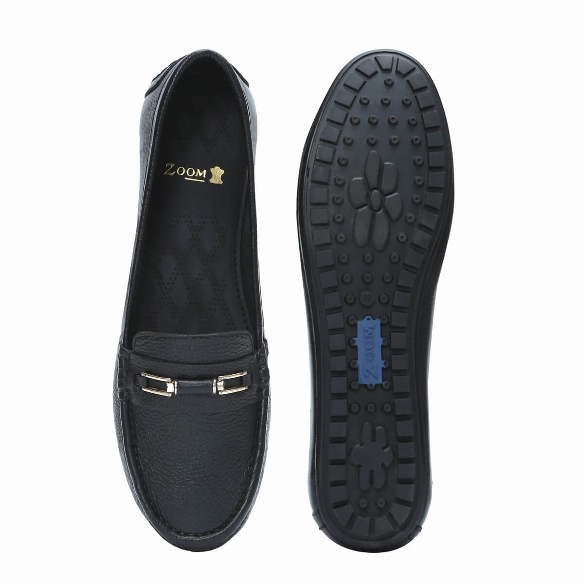 Italian Casual Loafers FRANCE Genuine Leather Formal Bellies For Women | Horsebit Loafers