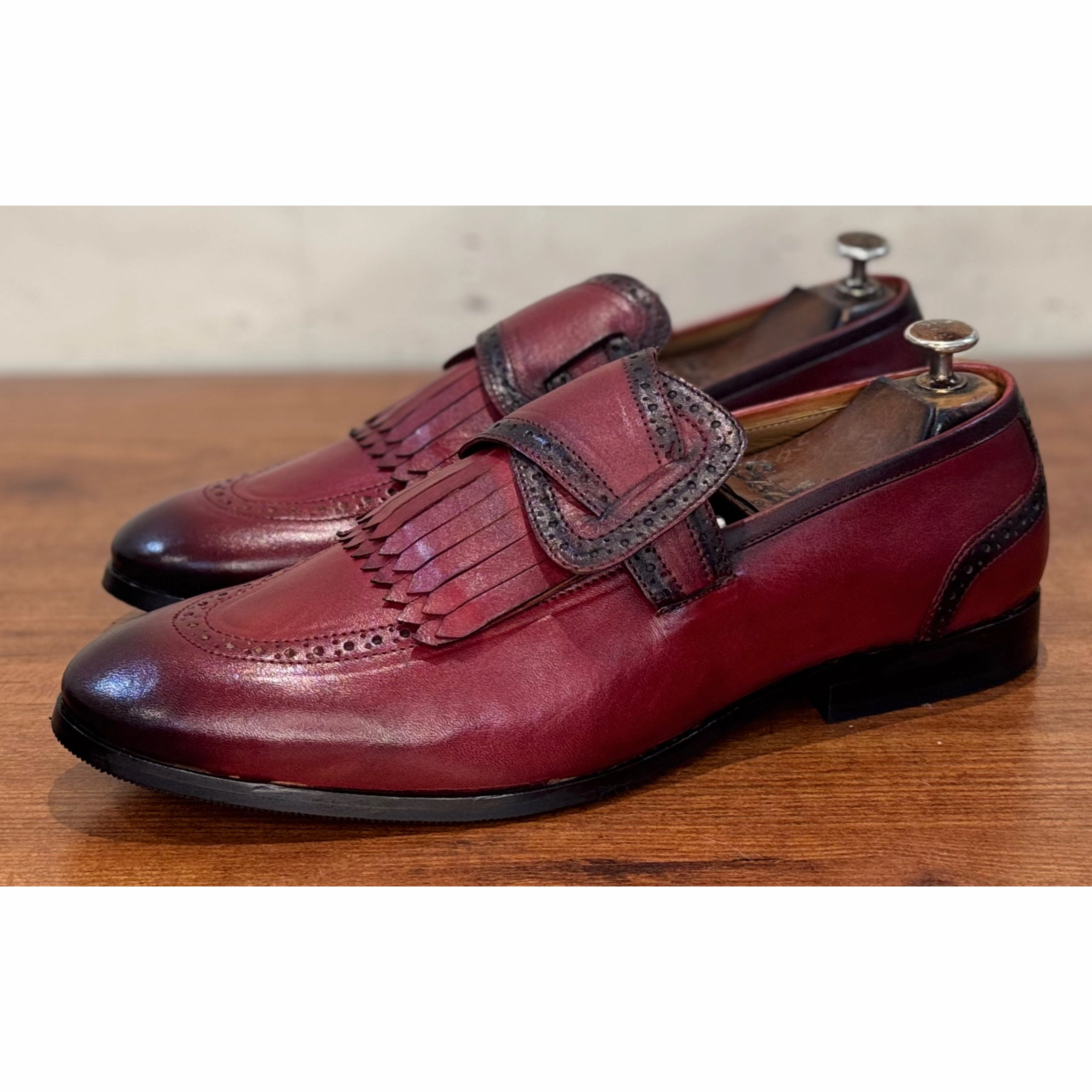 Butterfly Loafers Bordo Bass Loafers