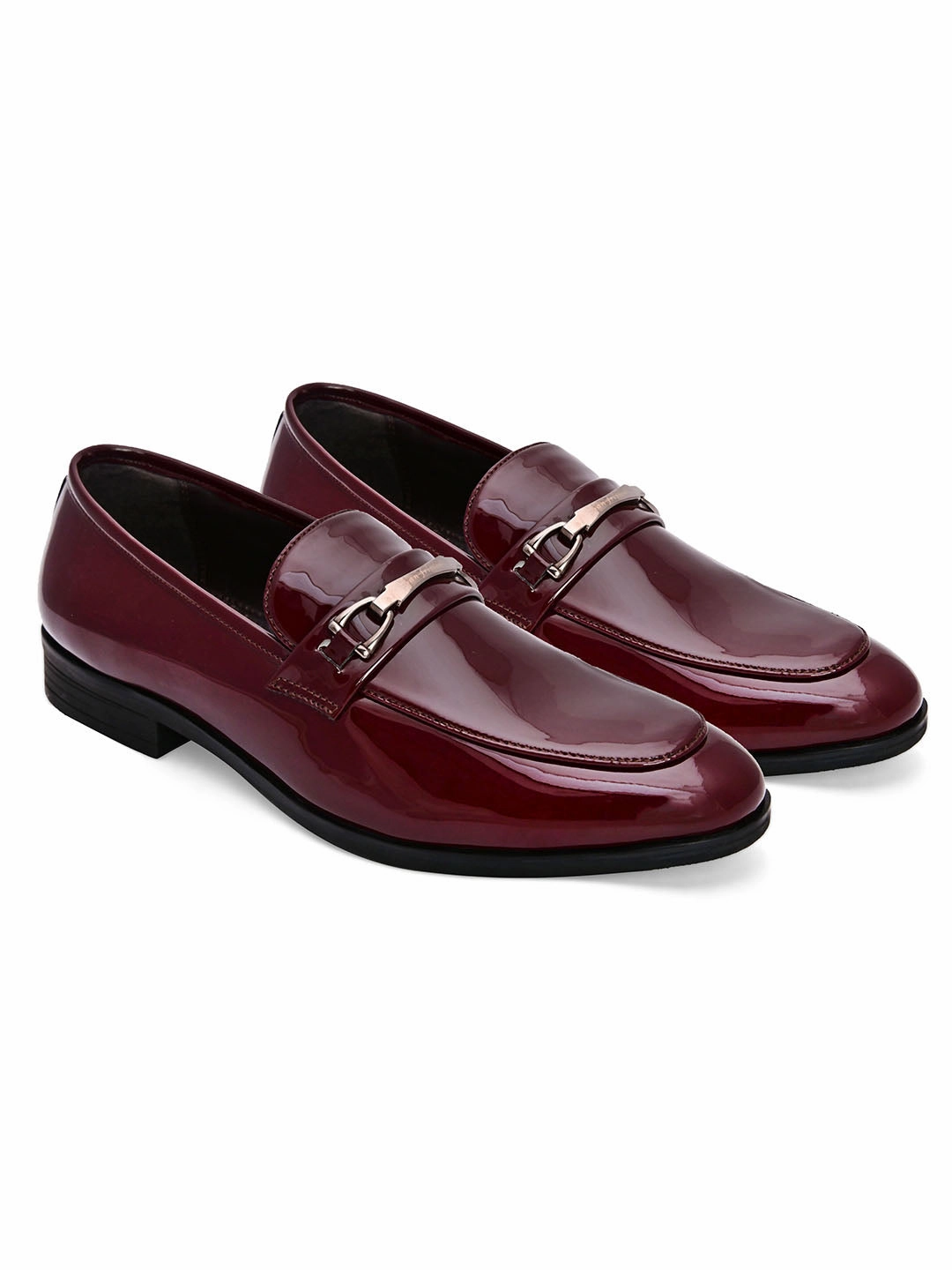 Sterling Cherry Patent Loafers No Socks Loafers