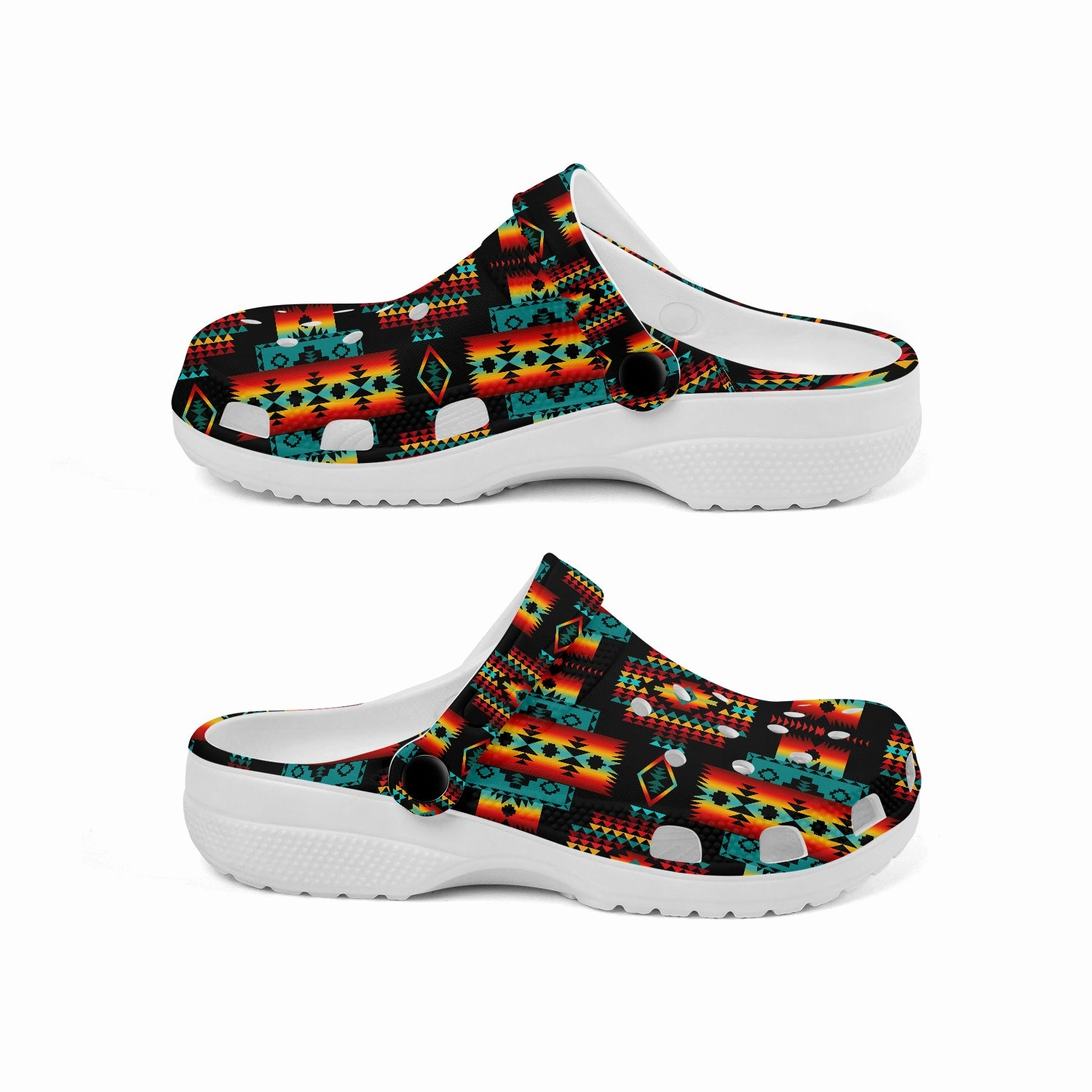 Sandals Ochi Ocho Rios Native Pattern Clog Shoes For Adult and Kid 89230 New
