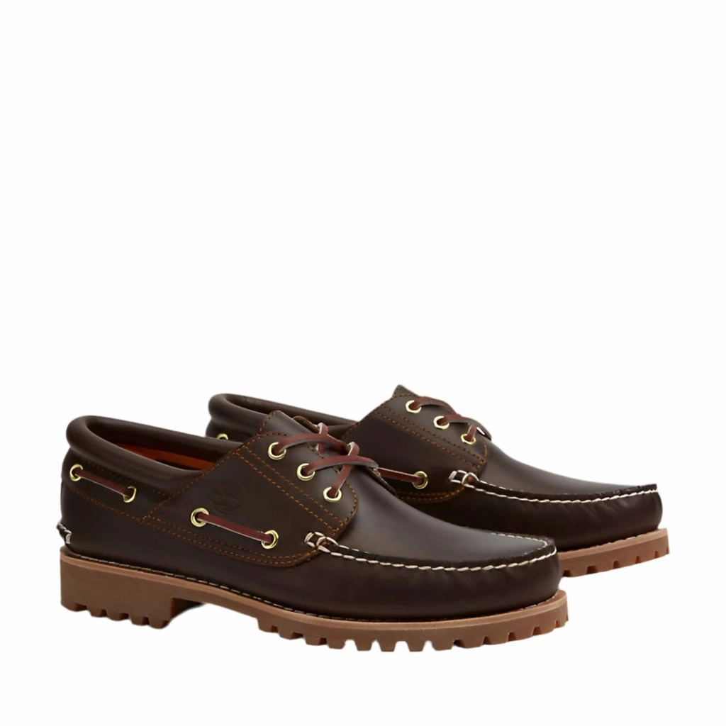Timberland 3-Eye lug boat shoe Classic Brown M Loafers High Top