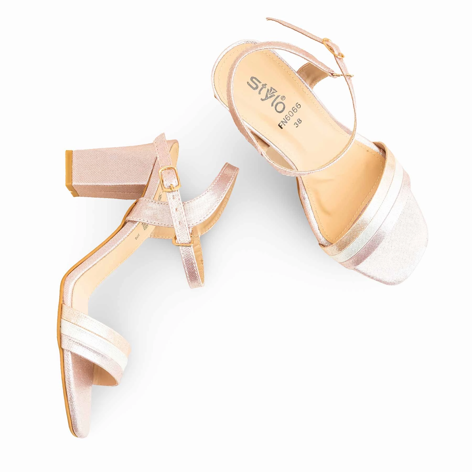 Pink Fancy Sandal For Women FN6066 Like Birkenstock