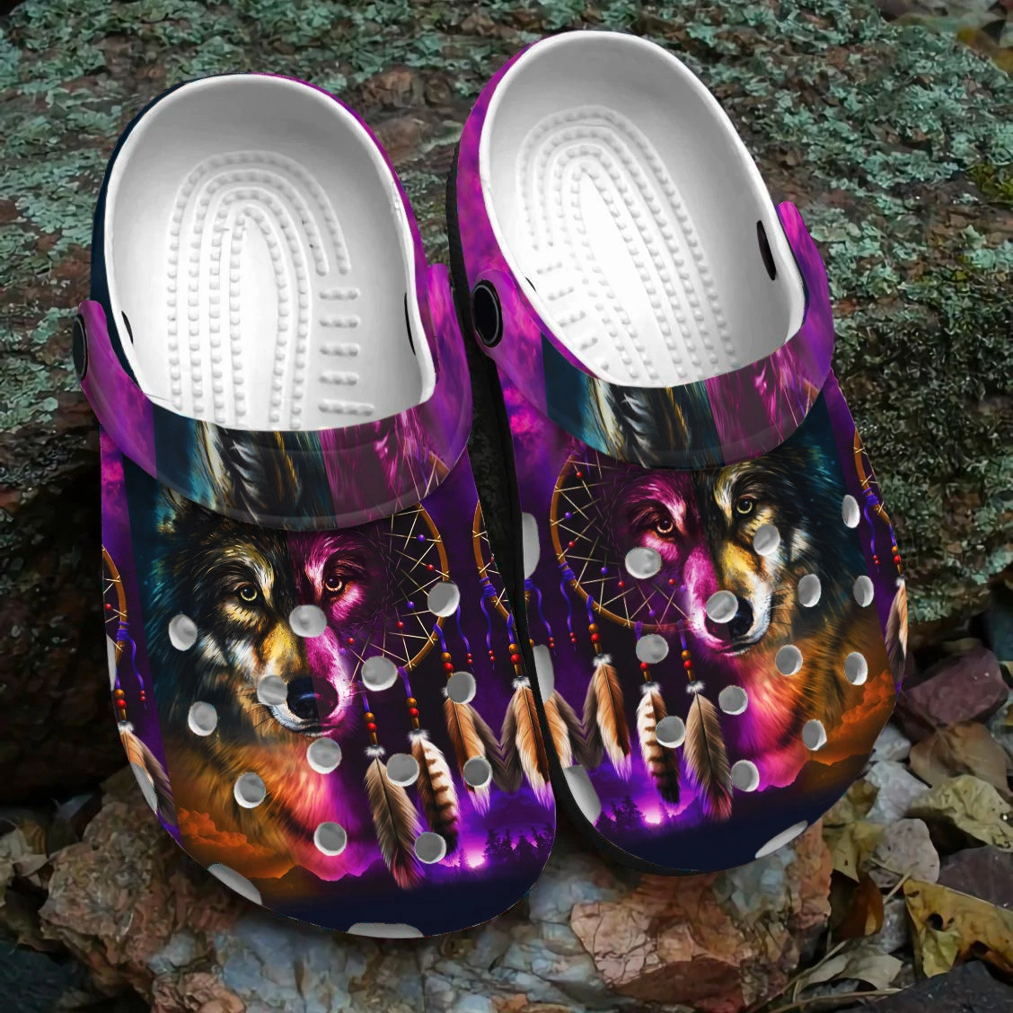 Planters Fasciitis Sandals Native Pattern Clog Shoes For Adult and Kid 89102 New