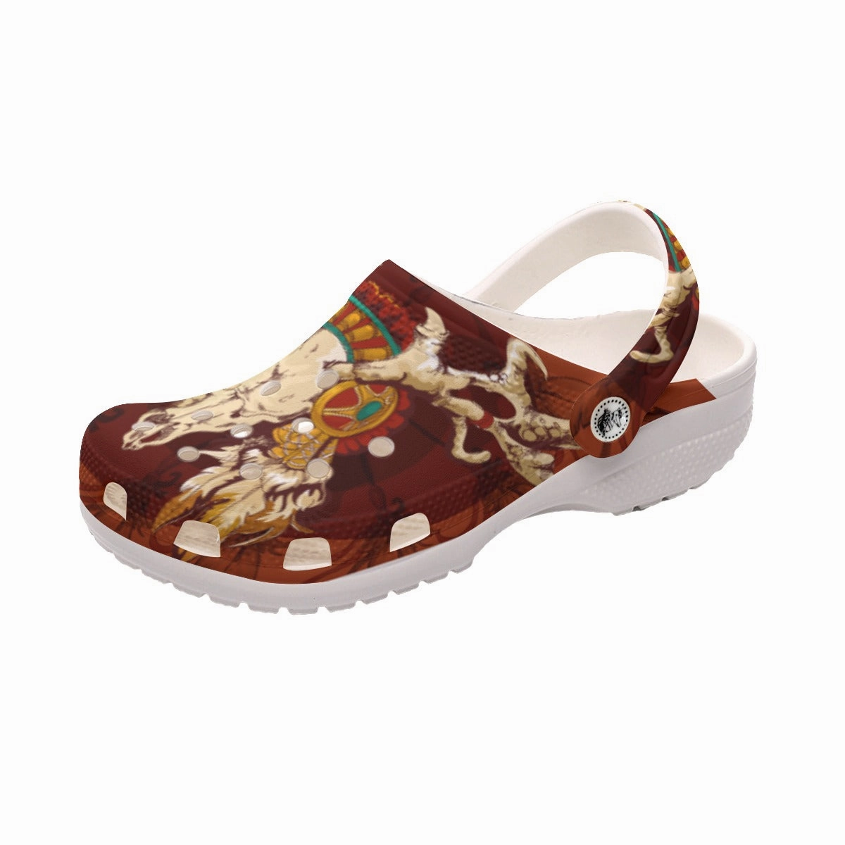 Native Pattern Clog Shoes For Adult and Kid 89171 New St. Lucia Sandals
