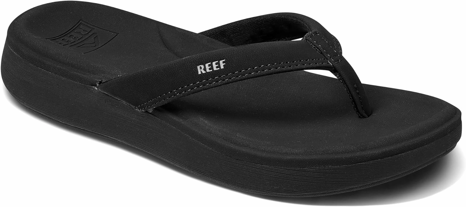 REEF Cushion Cloud Women's Flip Flop Black - Super Soft Molded Footbed, Enhanced Arch Support, Lightweight Water-Friendly Sandals Flip Flops Old Navy $1