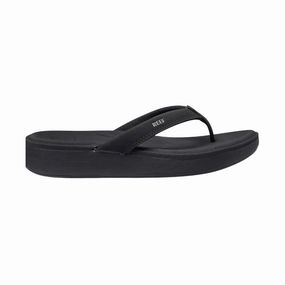 Bumblebee Flip Flops REEF Cushion Cloud Women's Flip Flop Black - Super Soft Molded Footbed, Enhanced Arch Support, Lightweight Water-Friendly Sandals