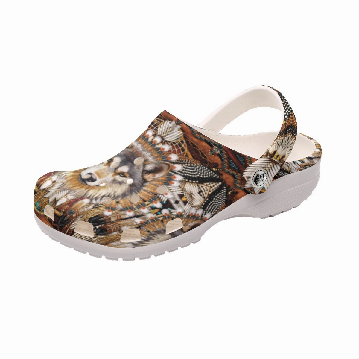 Sandals Grenada Location Native Pattern Clog Shoes For Adult and Kid 89131 New