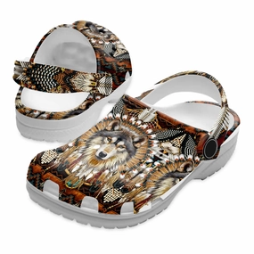 Best Walking Sandals For Travel Native Pattern Clog Shoes For Adult and Kid 89131 New
