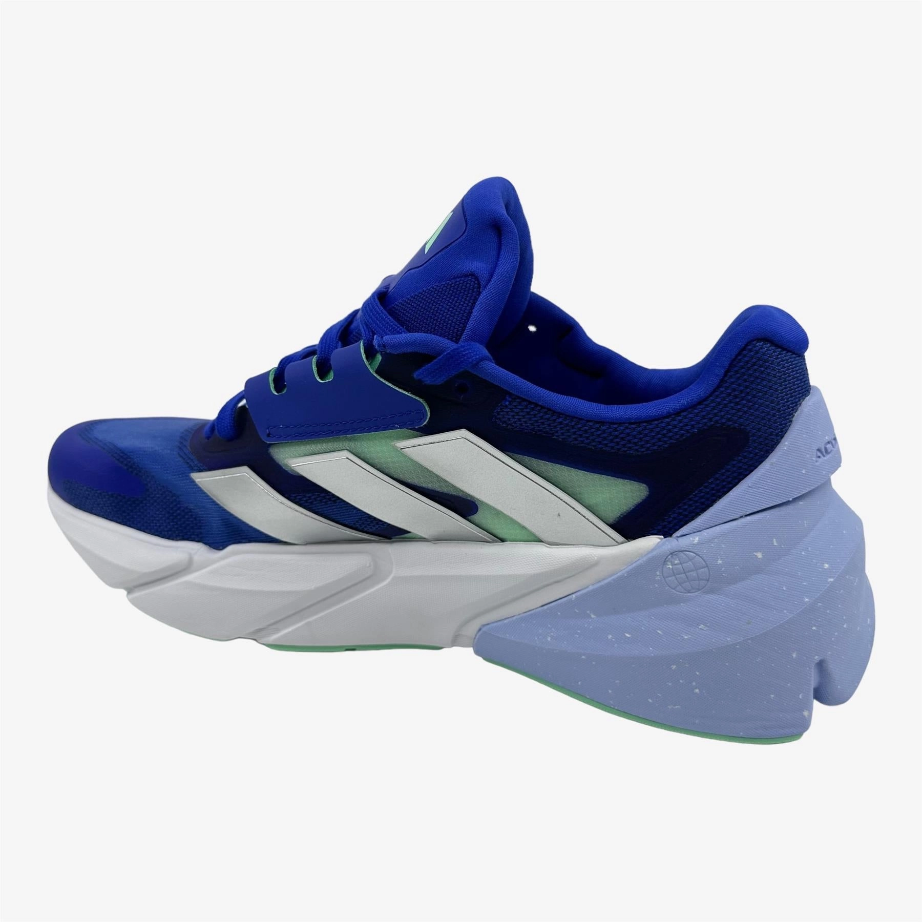 Running Snow Shoes Adidas Adistar 2 M Lucid Blue Silver Metallic Mens Athletic Sneakers