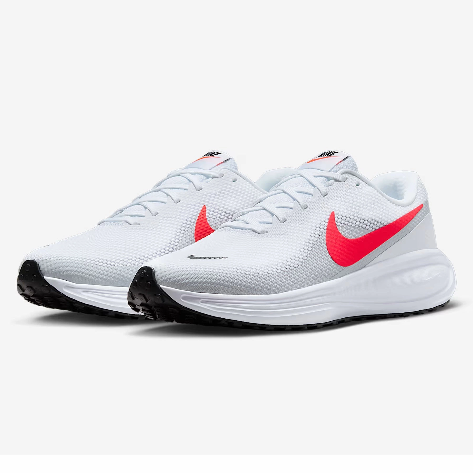 Running Shoes Soft Foam Men's Wide Fit Nike HQ1996-100 Revolution 8 Running Sneakers