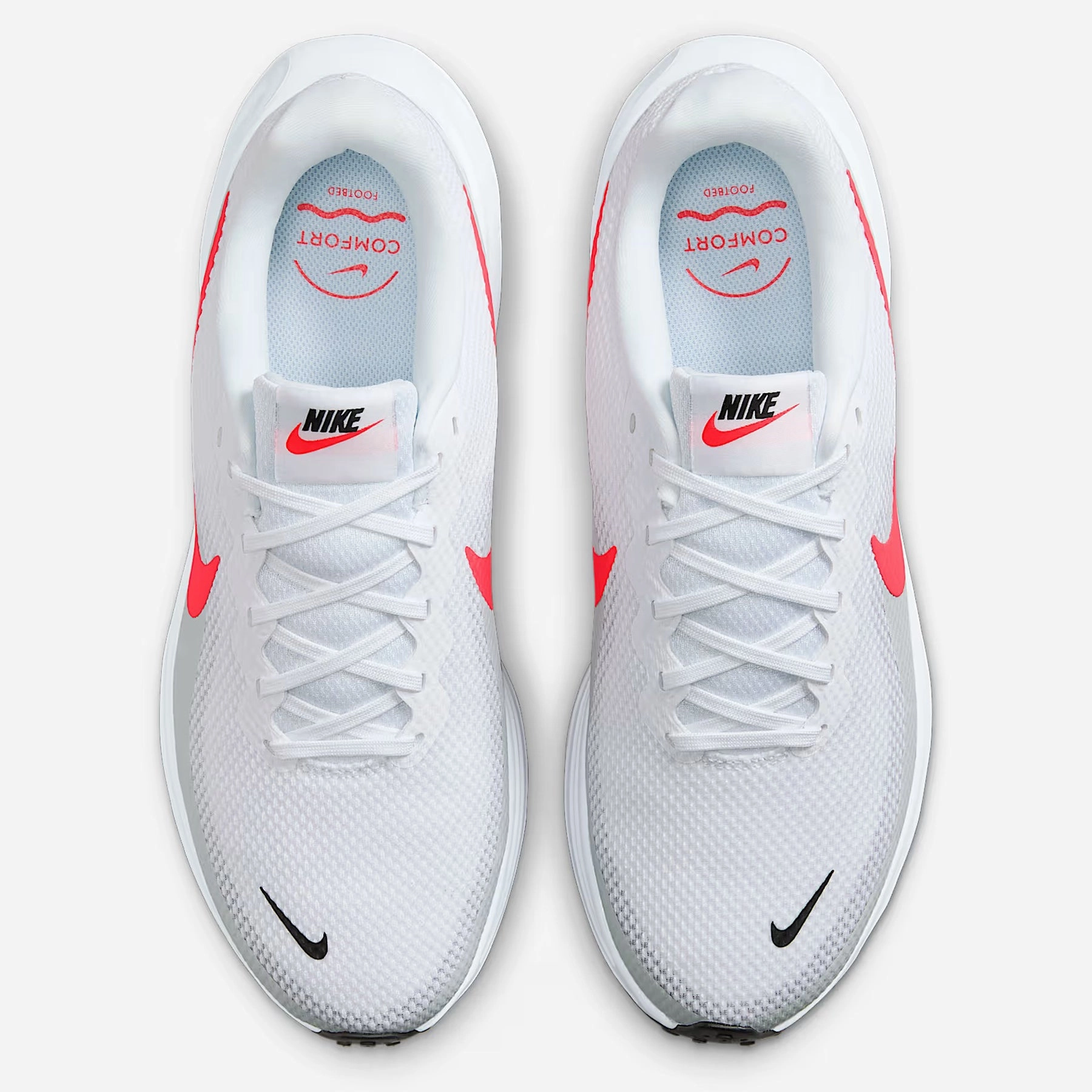 Men's Wide Fit Nike HQ1996-100 Revolution 8 Running Sneakers Best Zero Drop Running Shoe