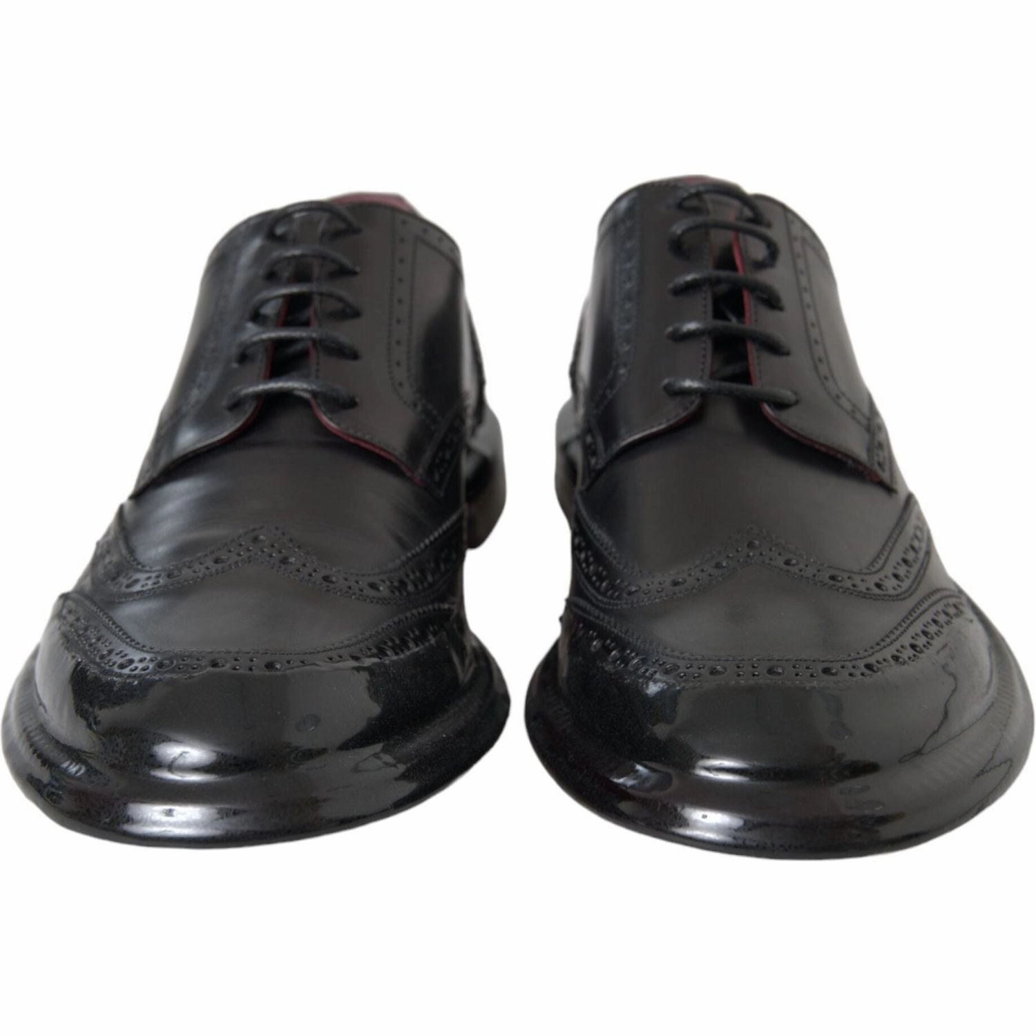 Dolce & Gabbana Black Leather Oxford Wingtip Formal Men Shoes Best Indoor Soccer Shoes For Feet