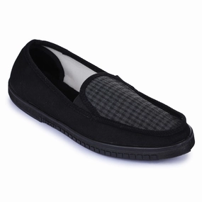 Snow Shoes Casual A-HA Black Casual Non Lacing Shoes For Men WALKER-E By Liberty