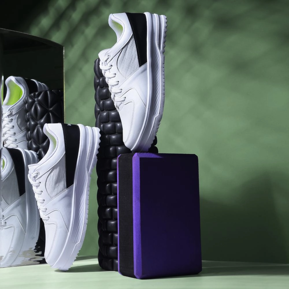 Leap7x Casual White Lacing Sneakers For Men MUNICH By Liberty Air Max Command Leather Casual Shoes