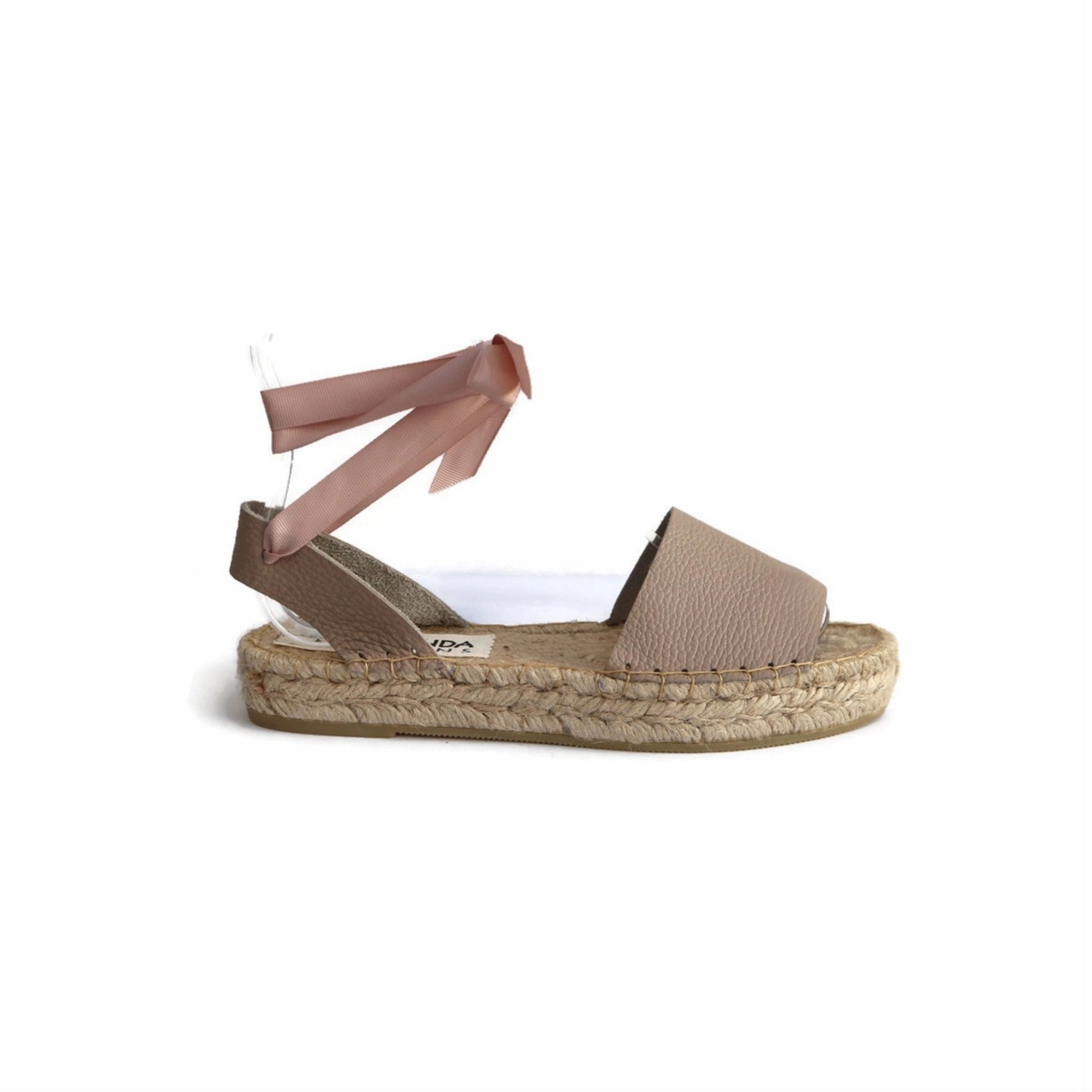 Essential Espadrilles Sandals - Nude - Double Sole Comfortable Dress Sandals