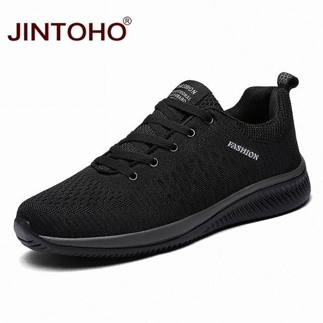 JINTOHO Brand Men Fashion Shoes Casual Men Shoes Cheap Men Sneakers Black Breathable Shoes 2019 Male Sneakers Zapatillas Hombre Casual Formal Shoes