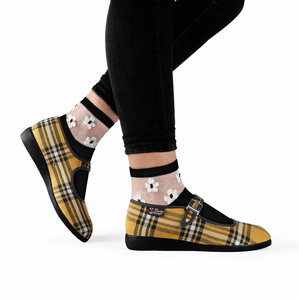 Flat Cotton Shoe Laces Chocolaticas Clueless Womens Mary Jane Flat Shoes