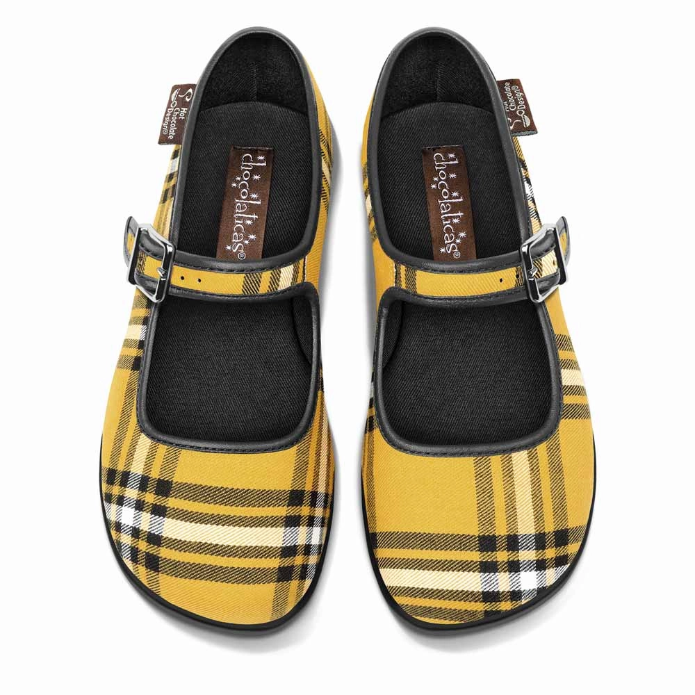 Chocolaticas Clueless Womens Mary Jane Flat Shoes Black Leather Flat Shoes