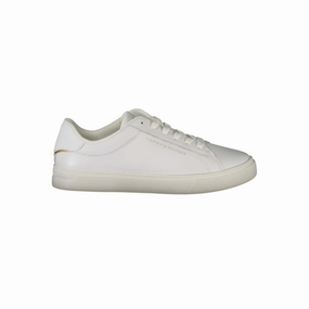 Best Cushioned Sneakers Tommy Hilfiger White Polyethylene Women Sneaker