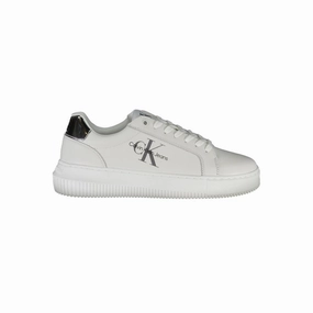 Calvin Klein White Polyester Sneaker Shu Shop Sneakers