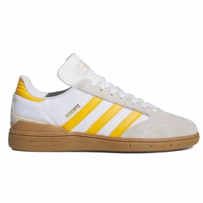 Adidas Rare Shoes Adidas Busenitz (Crystal White/Preloved Yellow/Gum)