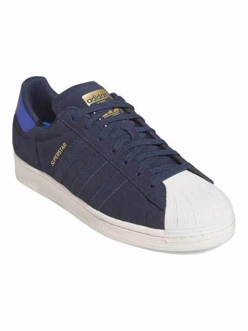 Adidas Superstar ADV - Supcol / Royal Blue / Gold Metallic Adidas Advantage Tennis Shoes