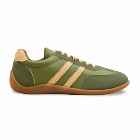 Olive Casual Sneaker For Women AT7456 Crocodilely Casual Shoe