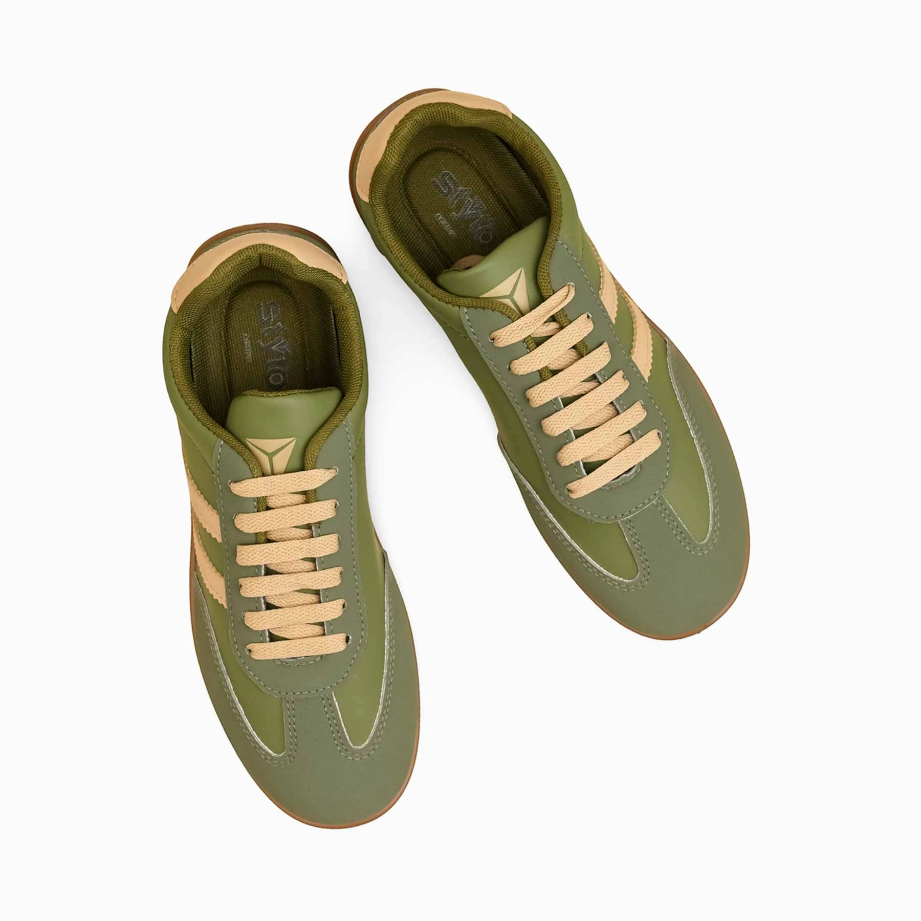 Olive Casual Sneaker For Women AT7456 Best Casual Sneakers Shoes