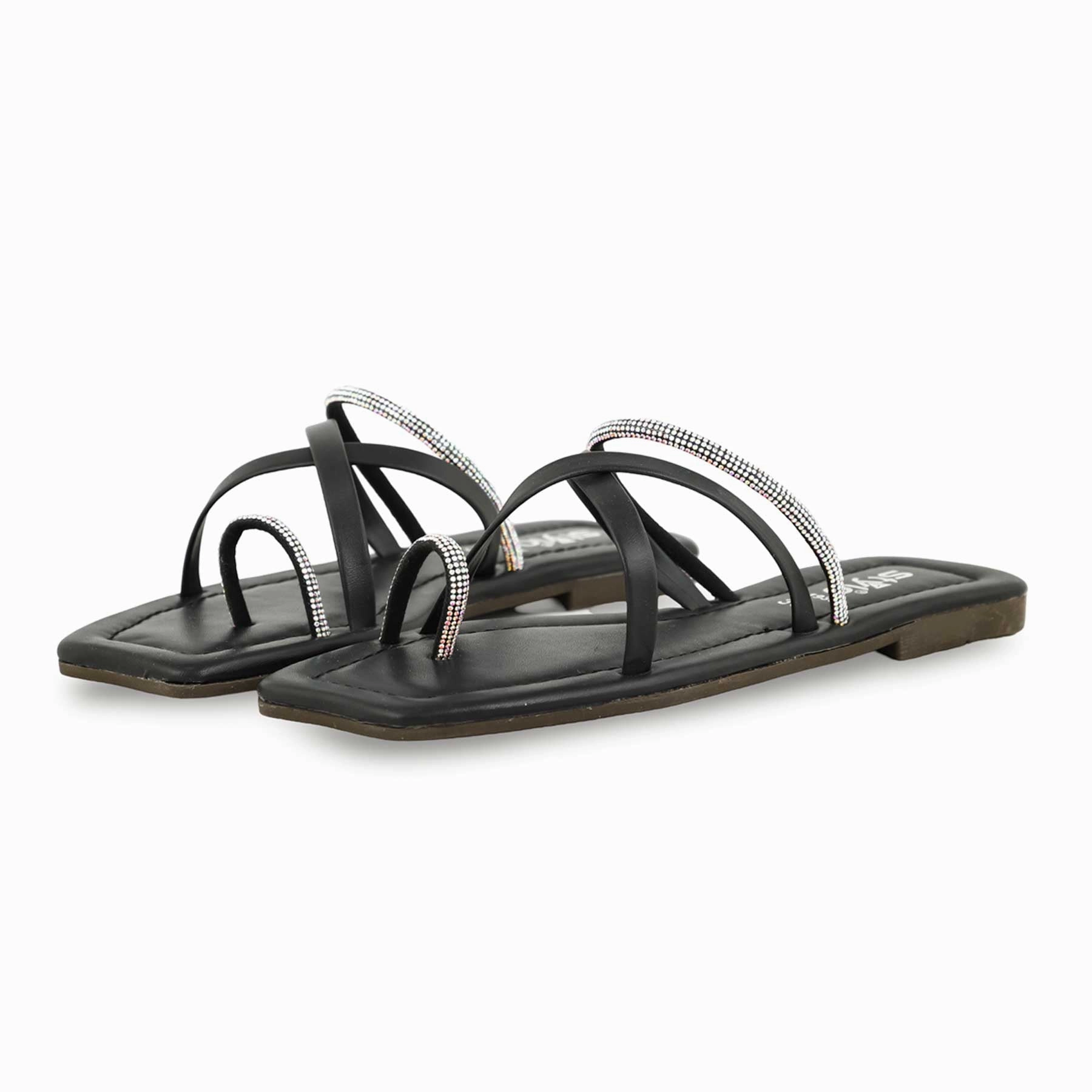 Slippers Casual Shoes Black Casual Chappal CL1936