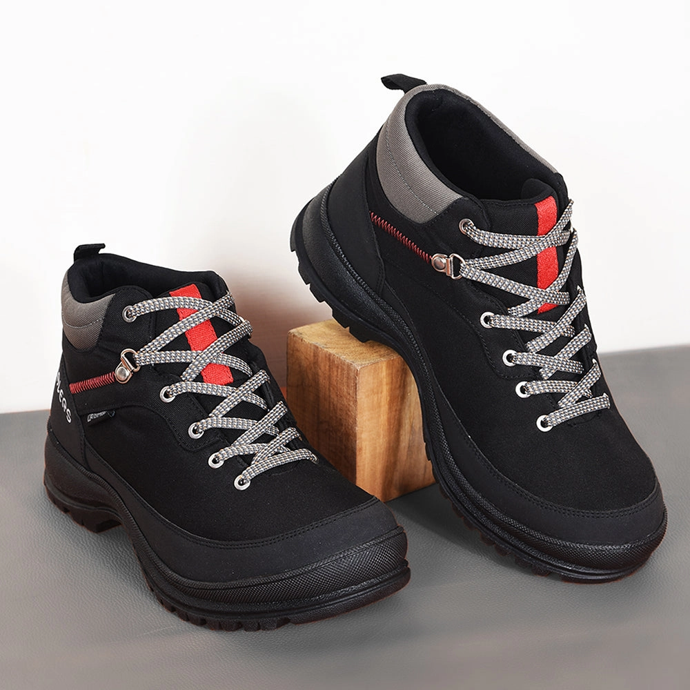 Healers Sports Trekking Black Lacing Shoes For Men RACE-1 By Liberty Examples Of Business Casual Shoes