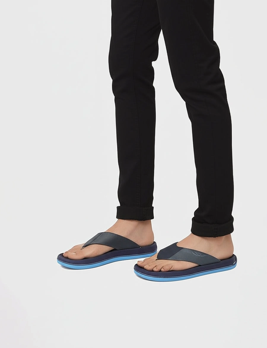 German Shepherd Slippers Blue Soft Slippers