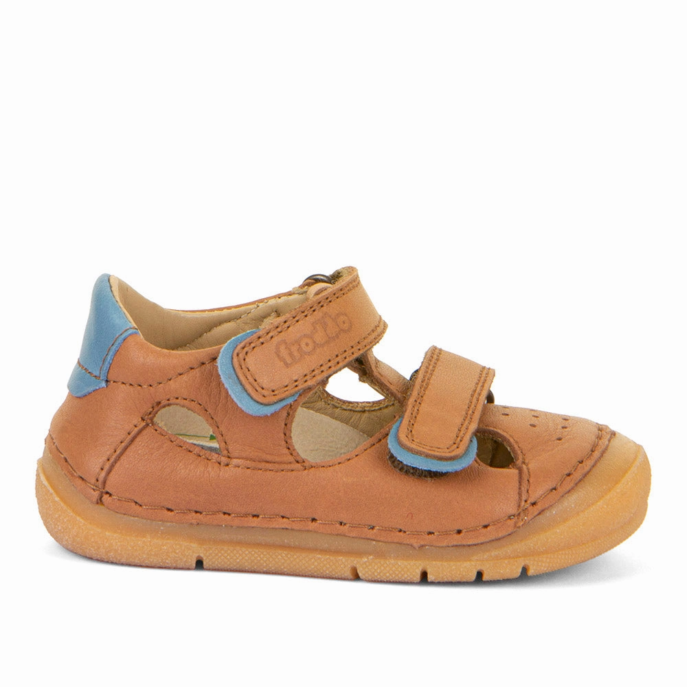 Froddo Boy's and Girl's Paix Up Double Sandals - Brown Kaanas Sandals
